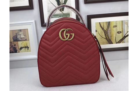 red quilted bag fake gucci